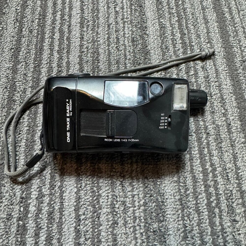 Vintage Ricoh One Take Easy II, a 35mm film camera